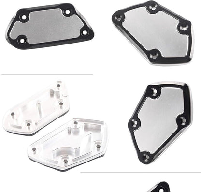 ya 6 8.14 Front Brake Clutch Fulid Reservoir Caps Fit for BMW R1200GS Adventure 2013-17 Silver