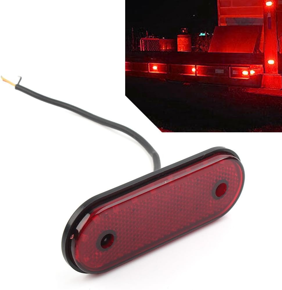 ya 14 9.20 zhengce 24V 30 Oval Side Marker Indicator Light Tail Lamp For Trailer Truck Lorry V-1