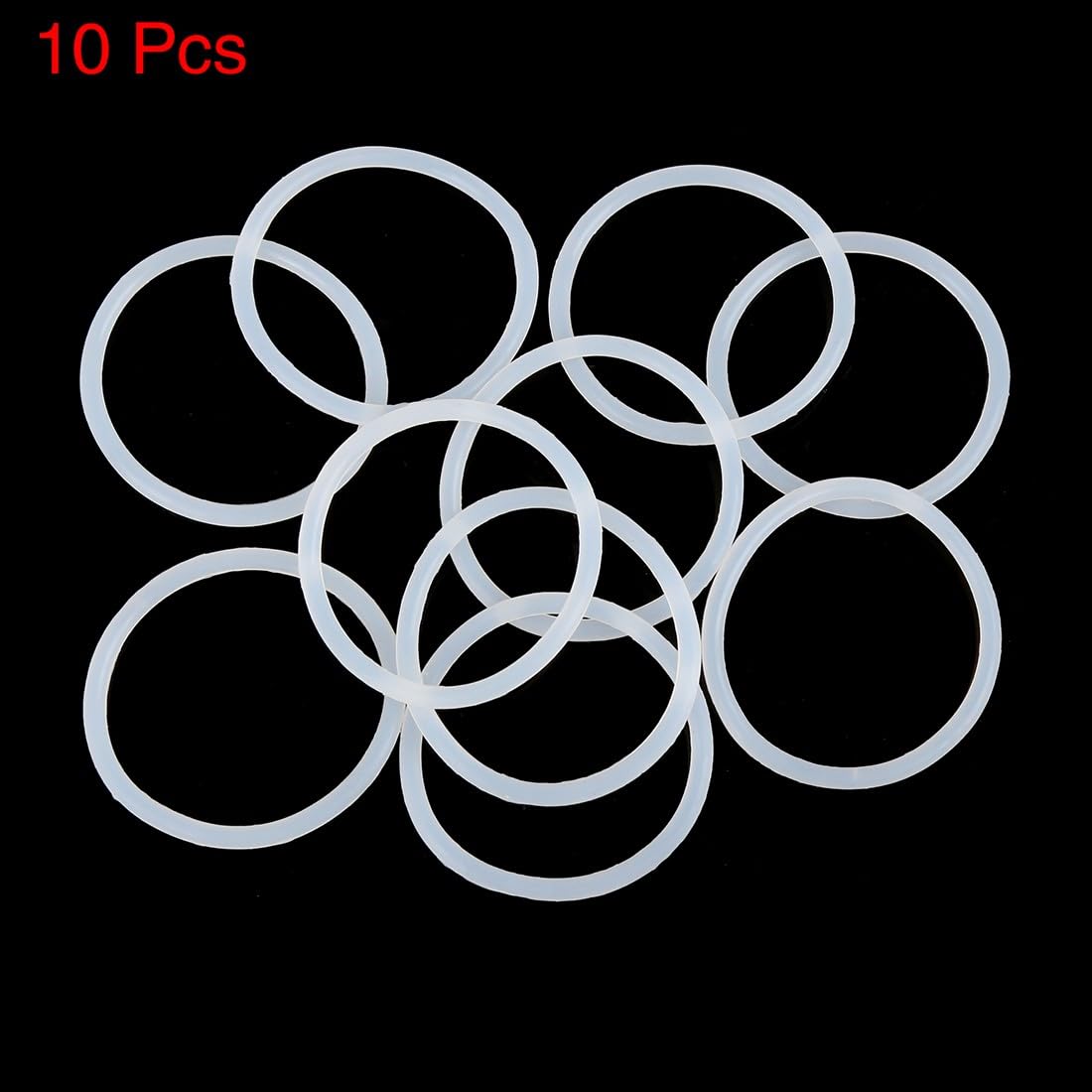ya 13 9.15 baidi Silicone O-Rings, for Compressor Valves Pipe Repair, White,Pack of 10