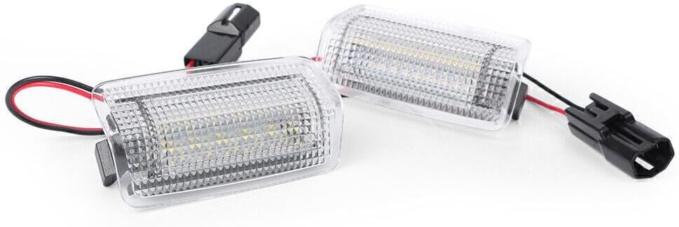 ya 4 8.8 2pcs White and Red No Error Emergency Side Welcome Door LED Lights Fits for Toyota for Lexus 