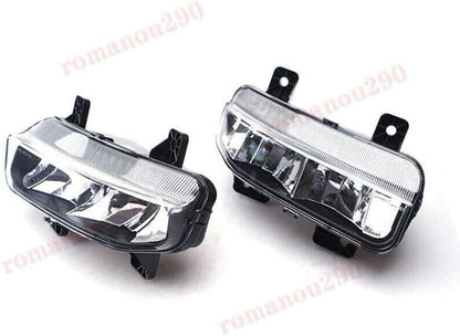 ya 9 10.24 for Ram 3500 2019-2022 LED Front Bumper Fog Lights w/Bracket Wires Switch Kit