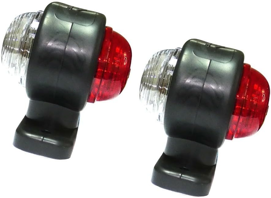 ya 13 9.15 baidi 2 Pcs Truck Trailer Light Side Marker Lights for Trucks Replacement Running