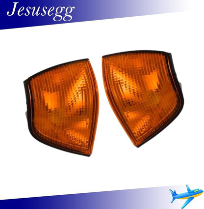 ya 5 8.10 Front Left & Right Side Corner Light Cover Yellow Fits For 3' E36 1992-2000