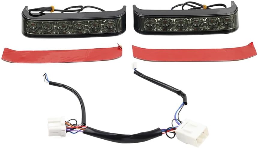 ya 10 9.16 zhengce Black Saddlebag Run Brake Tail Light For Harley Touring Street Glide FLHX