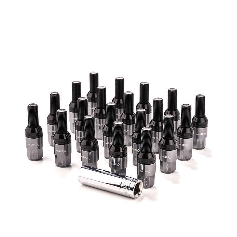 ya 10 9.16 baidi 20x M14x1.5 Wheel Lug Bolt 35mm Shank Cone for SEAT Stud for Most Aftermarket