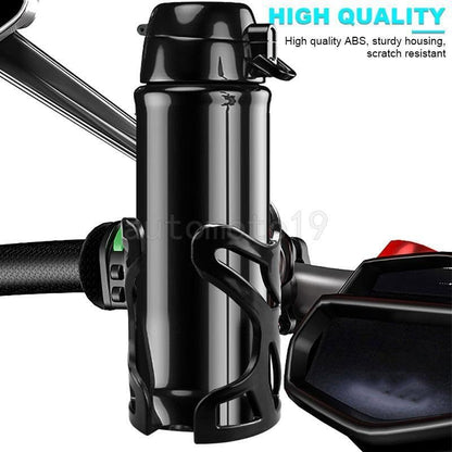 ya 4 8.24 baidi Motorcycle Cup Holder Handlebar Mount Beverage Drink Water Bottle for Dirt Bike
