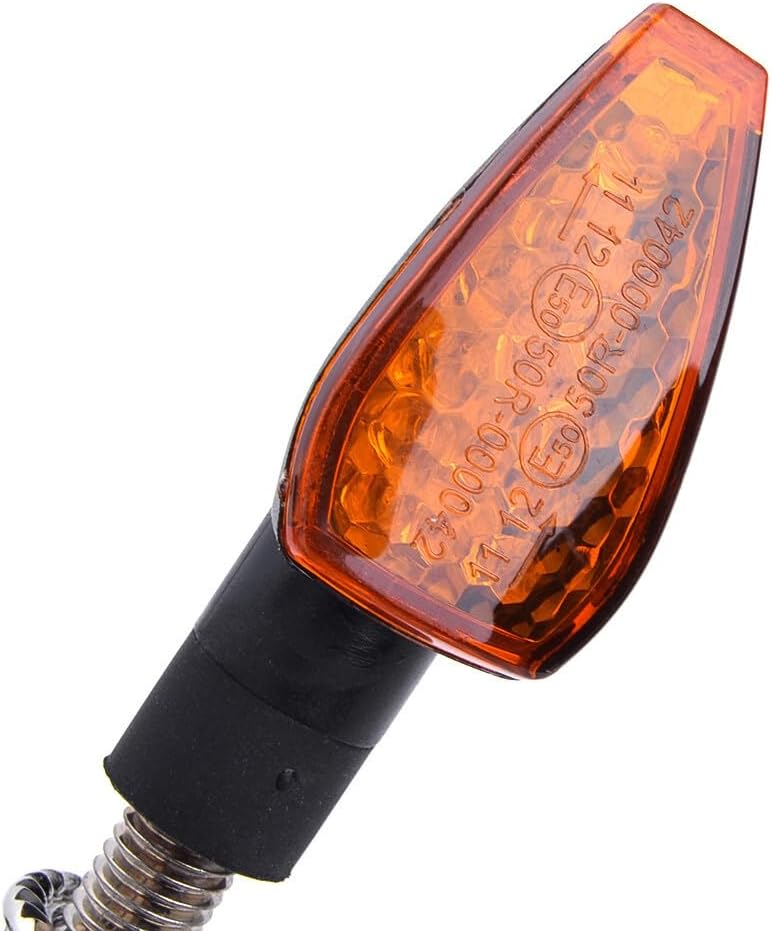 ya 11 9.14 zhengce Motorcycle LED Turn Signal Light Amber 12V Suitable for Suzuki Boulevard Ba