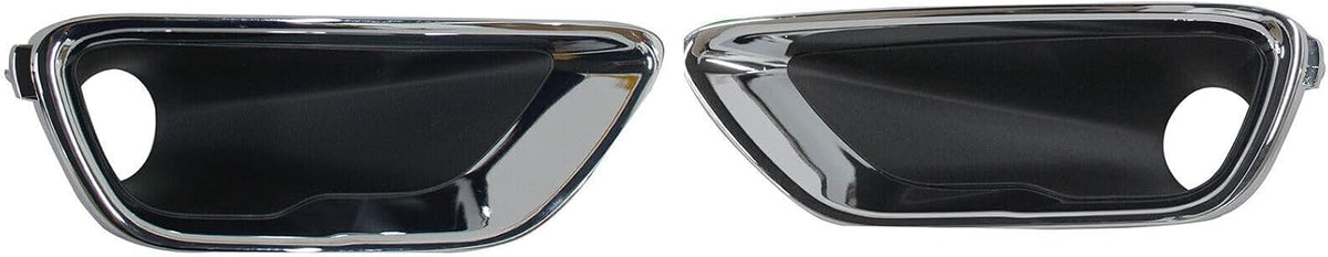 ya 4 8.14 For 2016-2020 for Jeep Grand Cherokee Left+Right Front Fog Light Lamp Bezel Cover AT
