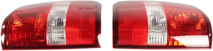 ya 4 8.10 Tail Lights Taillamps LH & RH Pair Set for 2004-2008 F-150 FO2801182, FO2800182