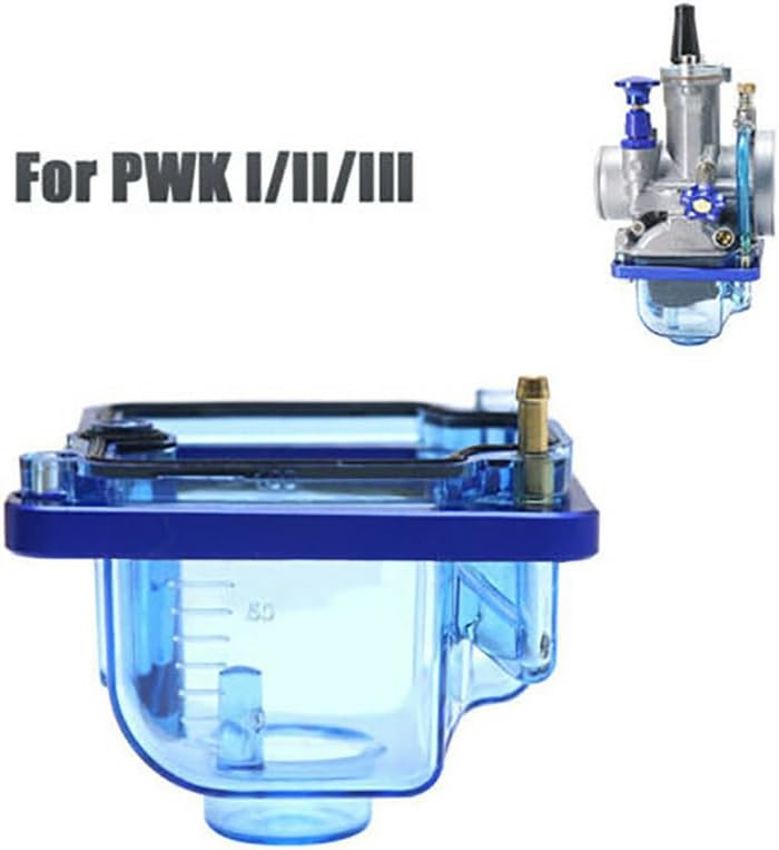 ya 23 10.7 baidi Motorbike Blue Clear Plastic Carburettor Bottom Float Bowl For PWK 21-34mm Carb