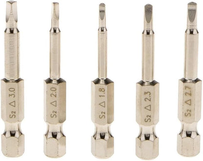 ya 26 10.21 baidi 5 Pcs Magnetic Head Slotted Screwdrivers Bit Small Set Bits-2