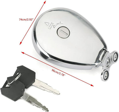 ya 5 8.24 baidi Fuel tank cap with 2 keys for Kawasaki 1996-1997 ELIMINATOR 600 (ZL600-B)