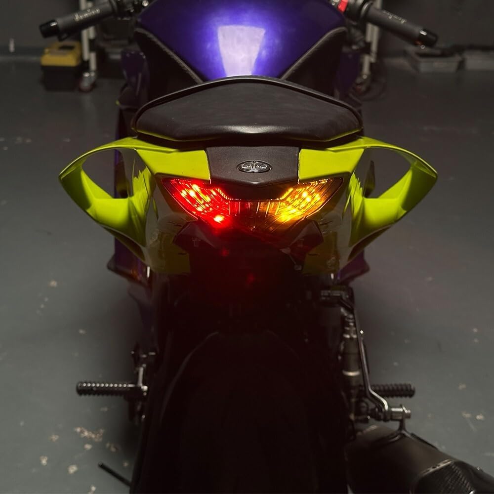 ya 23 10.7 baidi for Yamaha YZF R3 R25 MT-03 MT-25 Integrated Taillight Turn signal Brake Light