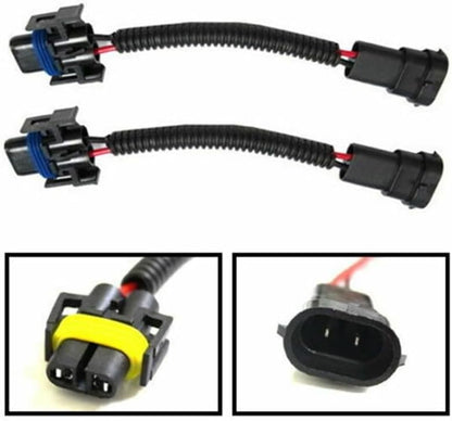 ya 13 9.15 baidi 2Pcs H11 H8 H9 Conversion Harness Bulb Socket Adapter For Headlight Fog Lamp