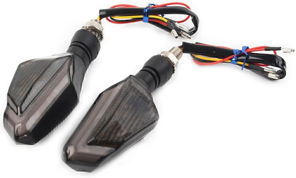 ya 4 8.10 Smoke Turn Signal Lights Indicator Blinker Tail Light Daytime Running Lamp