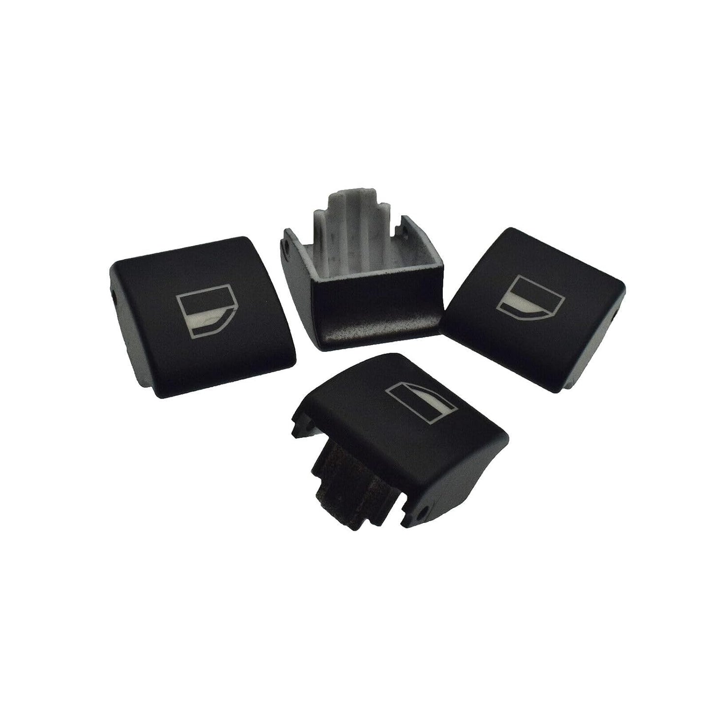 ya 4 8.8.2 Four Electric Window Switch Button Covers 61316902183, Suitable for BMW E46 E90 M3 X3 X5