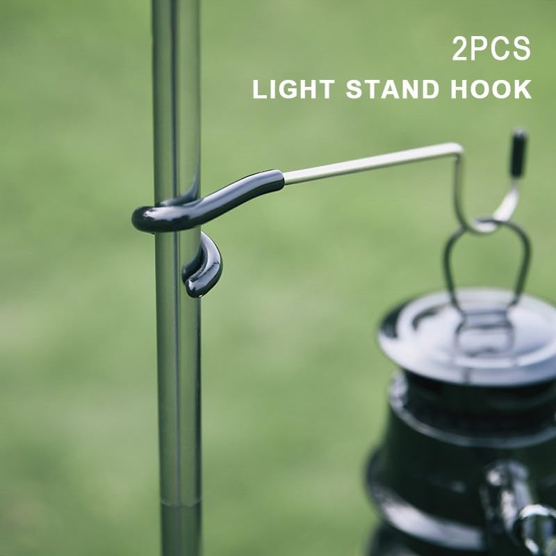 ya 26 10.21 baidi Camping Light Pole Hookspig Tail Shelf Hooksmultifunctional Camping Shelf Hooks