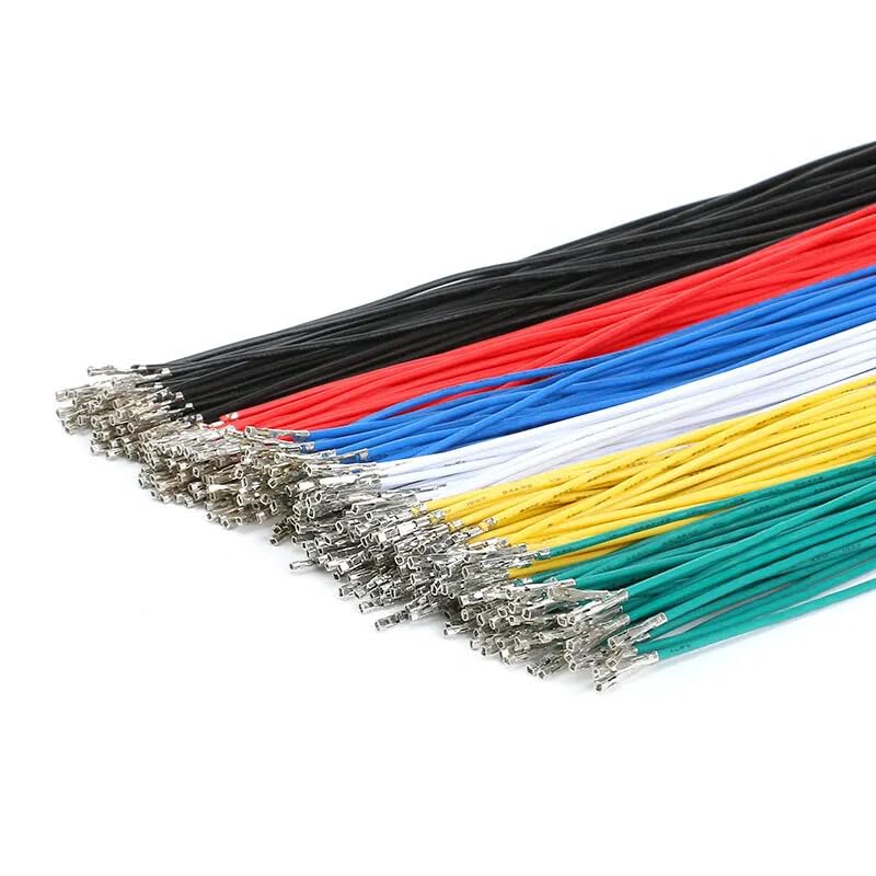 ya 16 10.20 baidi 10-Pack Dupont Single-Ended Spring Jumper Cable, 25cm, 1P, 2.54 Cable