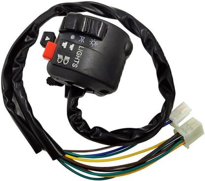 ya 4 8.14 7/8 22mm Handlebar High/Low Beam On/Off Start Kill Headlight Throttle Switches