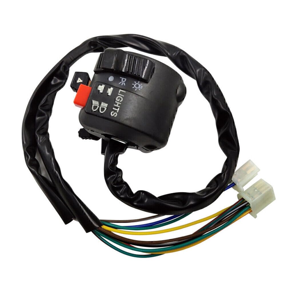 ya 12 10.8 zhengce 7/8 22mm Handlebar High/Low Beam On/Off Start Kill Headlight Throttle Switc