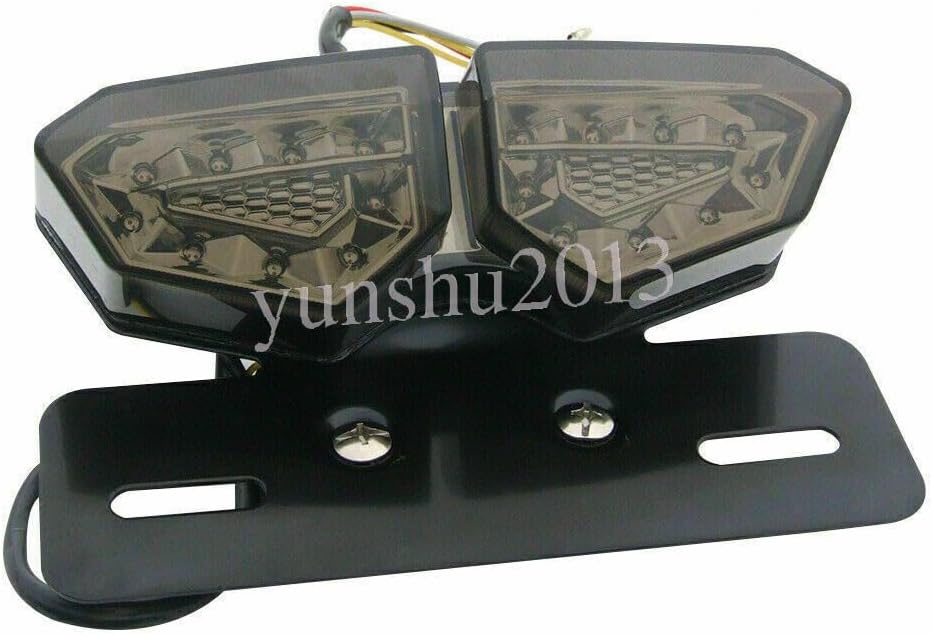ya 4 8.24 baidi LED Motorrad R¨¹cklicht Blinker Bremslicht Heckleuchte Nummernschild Universal