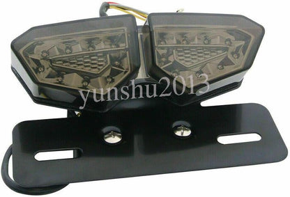 ya 4 8.24 baidi LED Motorrad R¨¹cklicht Blinker Bremslicht Heckleuchte Nummernschild Universal