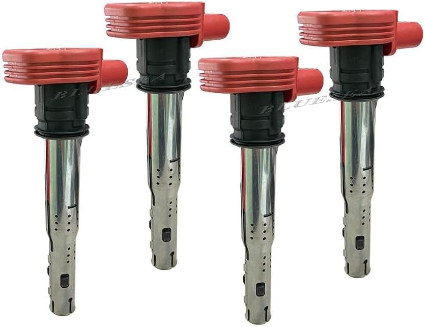 ya 4 8.24 baidi 06E905115E Set of 4 Ignition Coil Pack for Audi R8 A4 A5 & for VW for Golf GTI 2.0T FSI