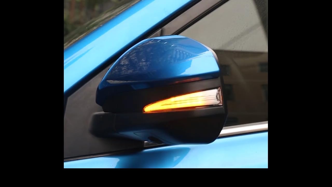 ya 4 8.8 Suitable for Toyota RAV4 2013-2018 rearview mirror LED turn signal light (plug and play) 
