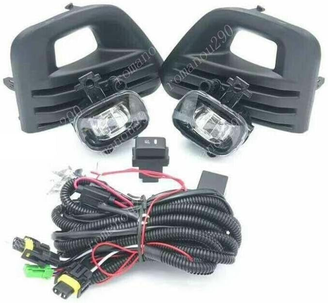 ya 9 10.24 for Nissan PATROL AUS for Model s 2020+ LED Front Fog Lamp w/Bulb Switch Cable Bezel