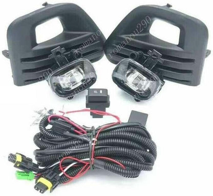 ya 9 10.24 for Nissan PATROL AUS for Model s 2020+ LED Front Fog Lamp w/Bulb Switch Cable Bezel