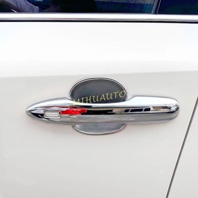 ya 5 8.10 for Toyota for Corolla Cross 2021-2023 Chrome Keyless Door Handle Covers+Bowl Combo