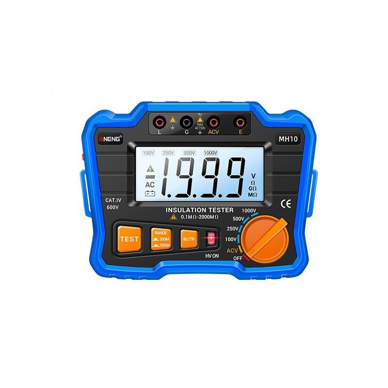 ya 16 10.20 baidi ANENG MH10 1000V 2000M¦¸ Digital Insulation Resistance Tester Blue #HOT