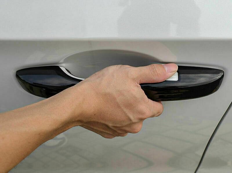 ya 5 8.10 Glossy Black Outside for Smart Door Handle Cover Trim for Honda for Civic 11Th 2022-2023