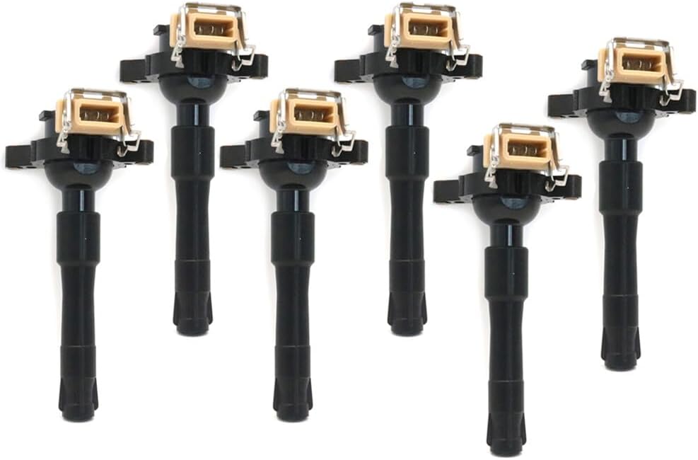 ya 9 10.24 6X Ignition Coils 12131748017 for BMW E46 E39 X5 Z8 E36 325 330 328 525i 540i M3