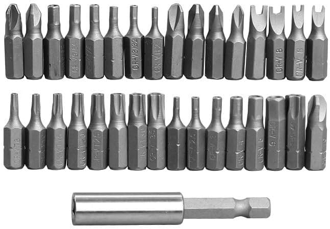ya 28 10.13 baidi Tamper Proof Security Torq Hex Spanner 33 Torx Bit Set Tri Wing Screwdriver