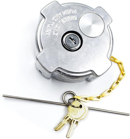 ya 5 8.10 Aluminum Locking Diesel Fuel Cap Replaces # 03-37017-002 600149 for Freightliner