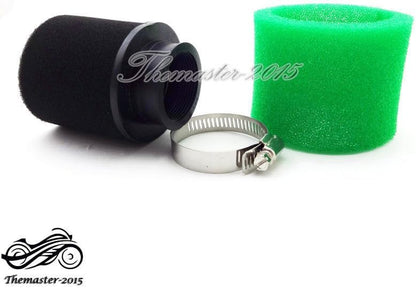 ya 5 8.10 Green 42mm Performance Foam Air Filter For GY6 150cc Moped Scooter ATV Quad