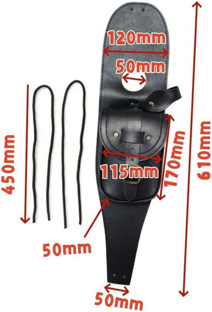 ya 9 10.24 Black polyurethane synthetic leather fuel tank cover bag suitable for Harley Sportster XL1200 883