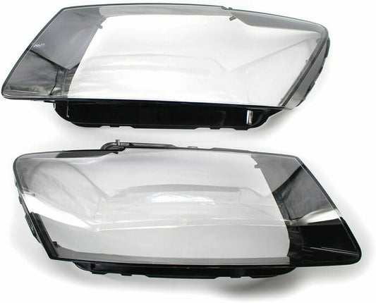 ya 4 8.10 Left + Right Front Headlight Headlamp Lens Cover Lampshade for Audi Q5 2013-2017