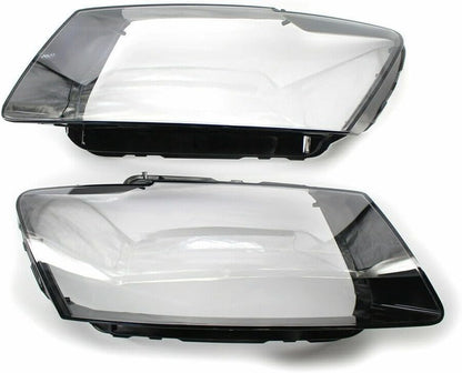 ya 10 9.16 zhengce Left + Right Front Headlight Headlamp Lens Cover Lampshade for Audi Q5 2013