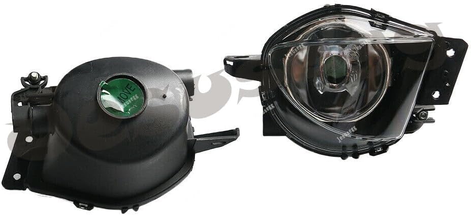 ya 9 10.24 Set of 2 Left + Right Side Front Clear Fog Light Lamp Assembly for BMW 3 Series