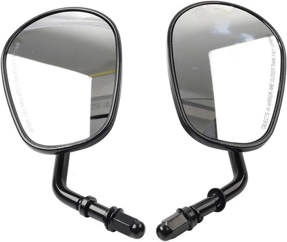 ya 2 8.15 Pair Black Rear View Side Mirror for Harley Sportster XL 1200 883 Softail