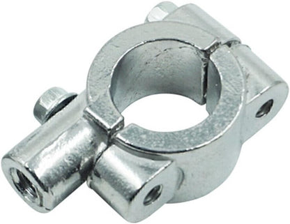 ya 6 8.14 25mm M10 Rearview Handlebar Mirror Mount Holders Adapter Clamp Motor Silver