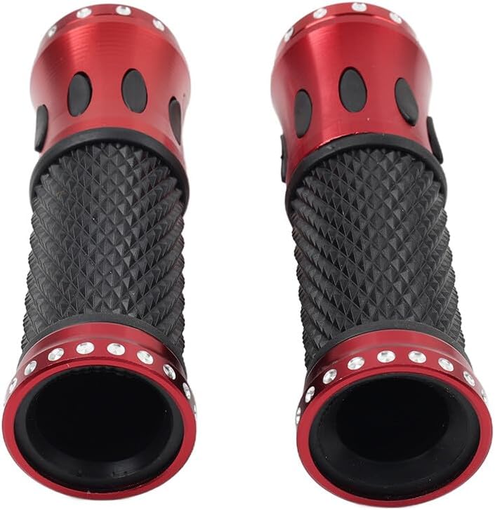 ya 11 9.14 baidi7/8 Motorcycle Handlebar Handle Bar Hand Grips for Honda for Yamaha for Suzuki red