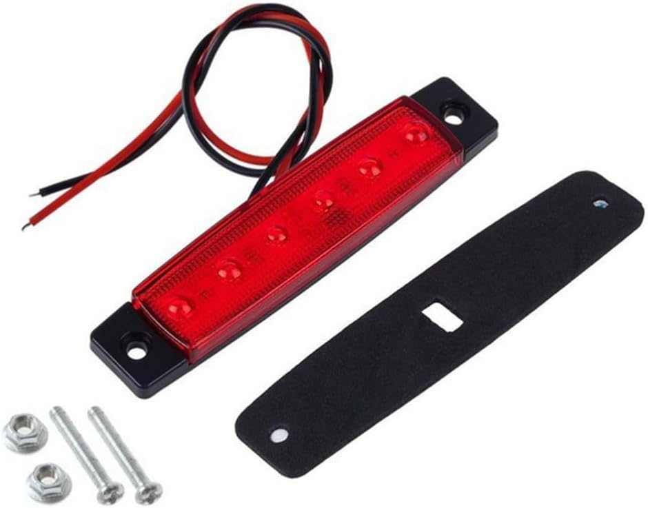 ya 13 9.15 baidi 2 Pcs Truck Side Light Red Tail Lights Signal for Trucks Trailer Led