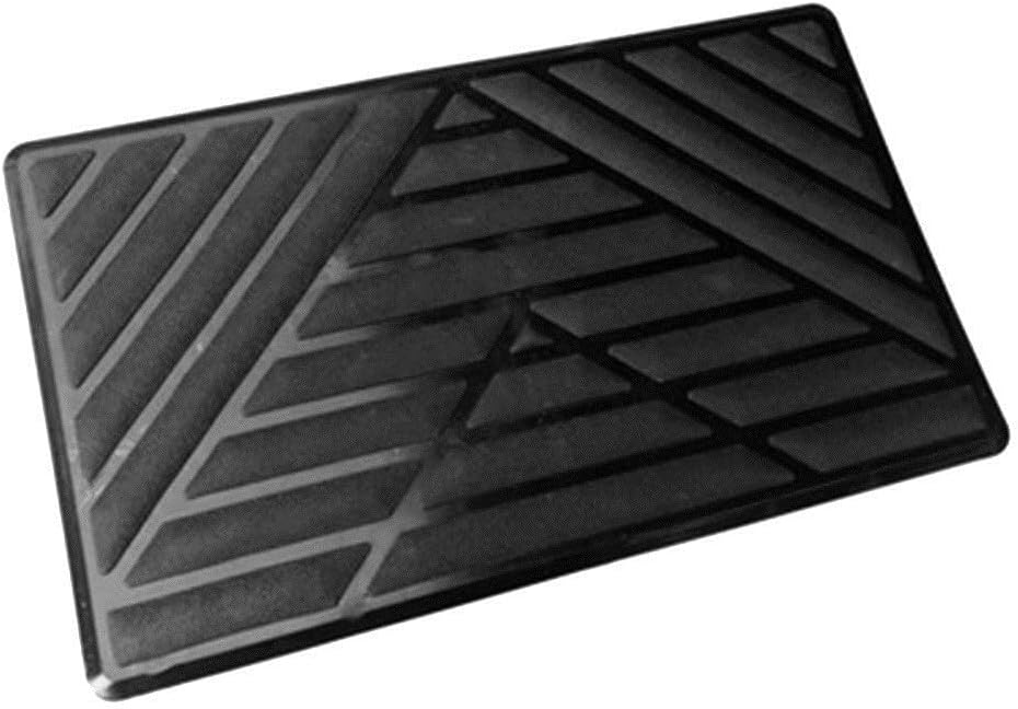 ya 7 8.24 baidi Black PVC Car Floor Carpet Pad Foot Mat Pedal Patch Cover Car Foot Pad Car Mat