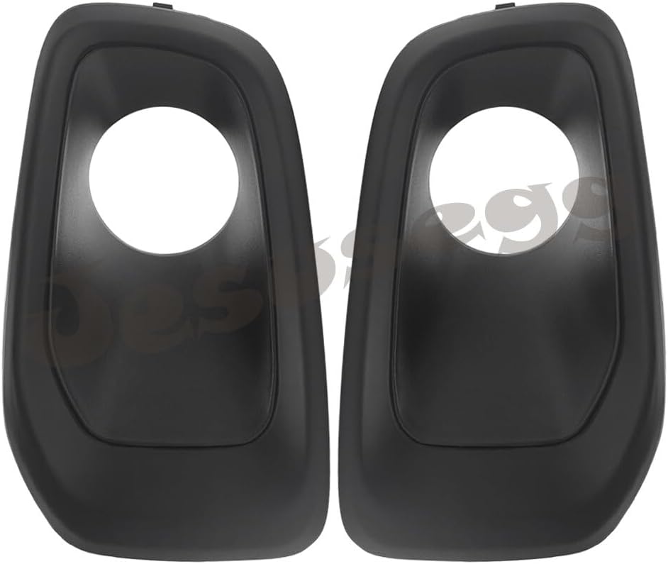 ya 9 10.24 Front RH&LH Bumper Fog Lights Bezel Cover For 2015 2016 2017 2018 for Jeep Renegade