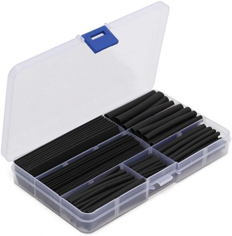 ya 13 9.15 baidi 150pcs Black Heat Shrink Tubing Tube Sleeving Car Wire Wrap Heatshrink