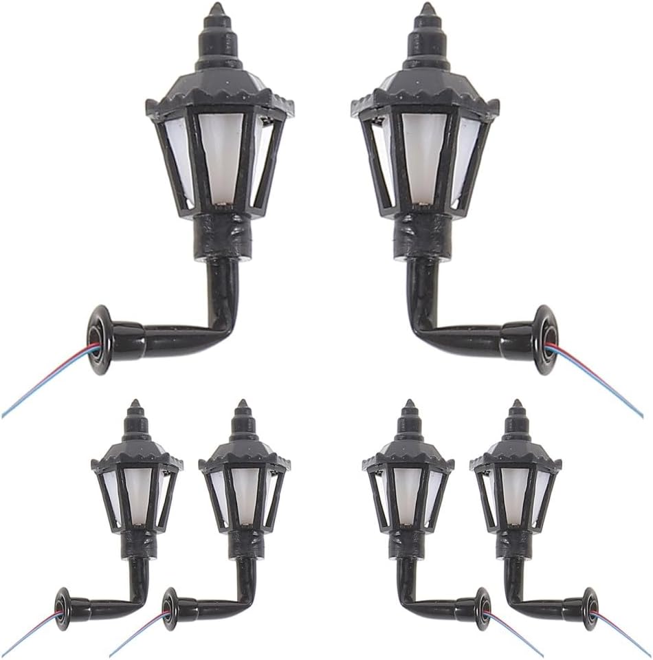 ya 13 9.15 baidi 6 Pcs European Style Wall Light Simulation Lamp Model for Miniatures