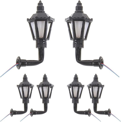 ya 13 9.15 baidi 6 Pcs European Style Wall Light Simulation Lamp Model for Miniatures